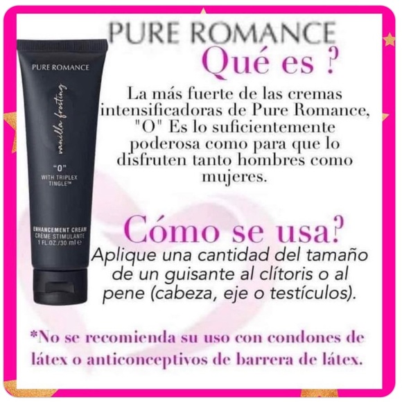 Pure Romancë Bath & Body The Omg For Couples O Vanilla Frosting Enhancement Cream 222